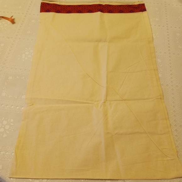 🆕 Tory Burch XXL Drawstring Logo Charm Boots Dust Bag, NWOT - Picture 2 of 7